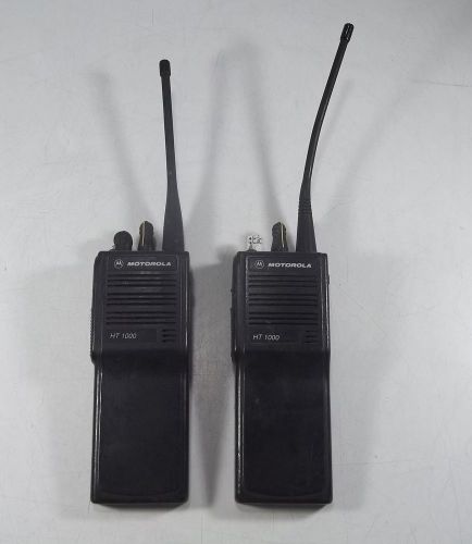 LOT OF TWO Motorola HT1000 Handie- Talkie FM Radio H01SDC9AA3DN