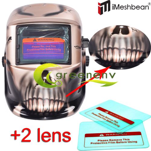 Ghost pro solar auto darkening welding helmet arc tig mig welder mask hood new for sale