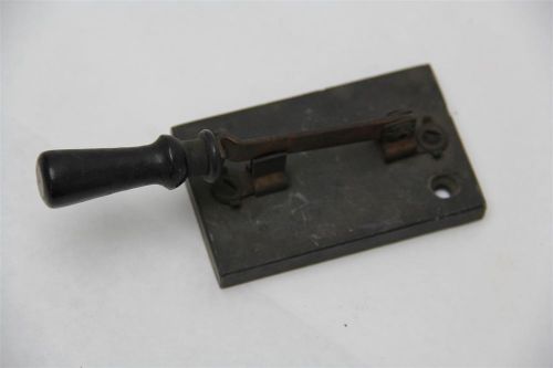 Vtg antique trumbull electrical knife throw switch 30amp 250 volt copper slate for sale