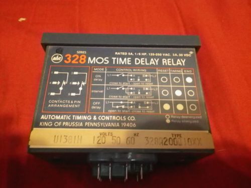 Automatic timing and controls atc series 328 mos time delay relay for sale