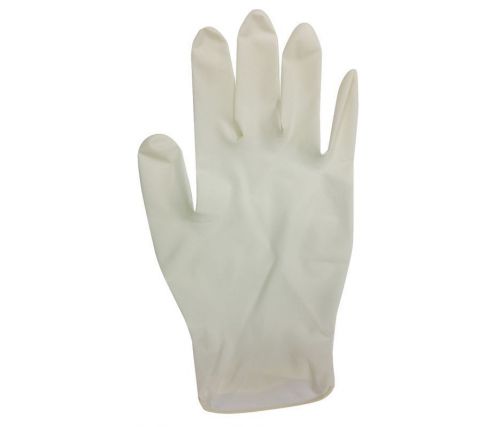 Condor size xl latex disposable gloves, natural, 5 mil,box of 100 pieces, 21dl21 for sale
