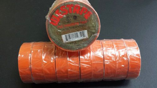 Westape PVC Insulating Tape 10 pack Orange