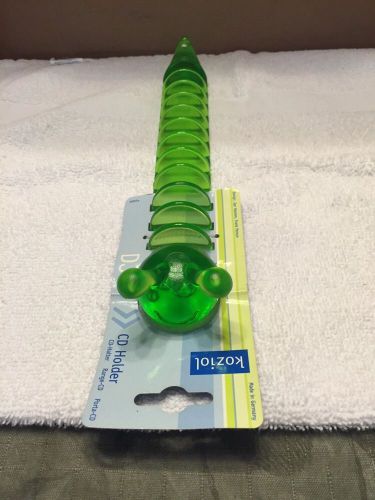 Koziol Green Worm/Caterpillar Shaped Cd Holder