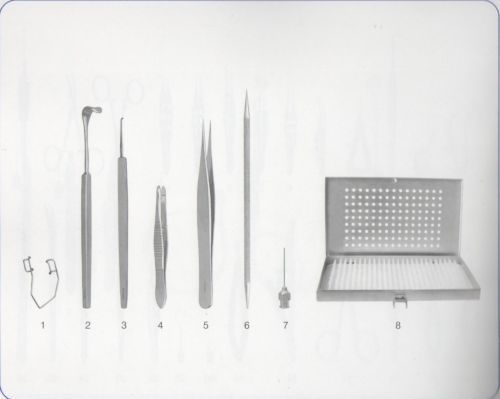 foreign body removal set  surgical instruments ophthalmic surgery set medical FS