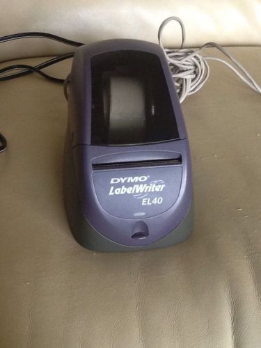 DYMO LabelWriter EL40 - Comes With Both Power Cord &amp; Cable