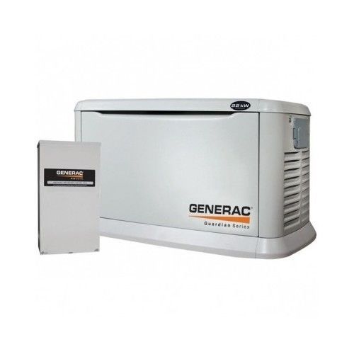 Generac Generator 6551 w Transfer Switch Air Cooled Standby 22KW Automatic 20KW