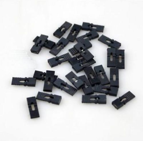 50pcs Black mini jumper with handle (shunts) for 2.54mm pin header connector ACM