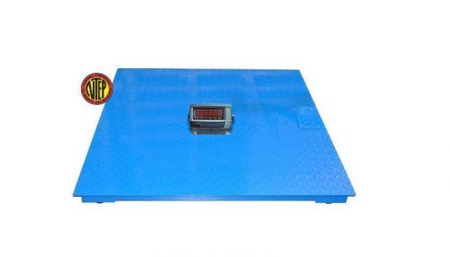 Digiweigh ntep floor scale 10,000 lb x 2 lb, platform 4&#039;x4&#039; heavy duty,indicator for sale