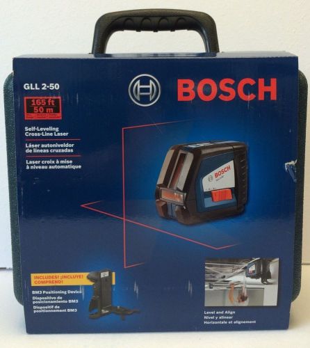 Bosch GLL 2-50 Self-Leveling Cross-Line Laser with Case