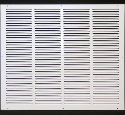 Metal-fab 24&#034; x 20&#034; return grille - easy air flow - flat stamped face for sale