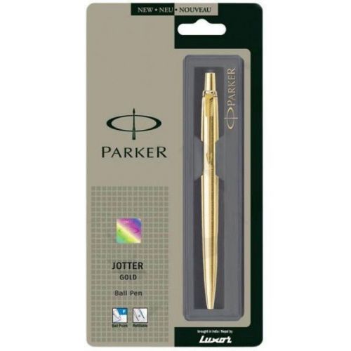 Parker jotter gold gt ball pen - gold - brand new - sealed original free ship for sale