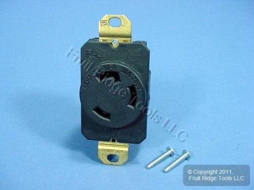 New p&amp;s locking receptacle nema l6-30r twist lock outlet 30a 250v l630-r boxed for sale