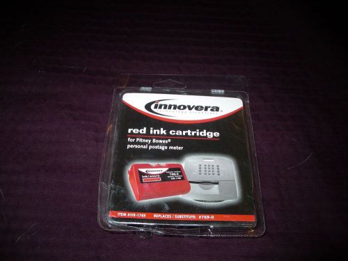 PITNEY BOWES PERSONAL POSTAGE METER RED INK CARTRIDGE  769-0  INNOVERA #IVR-1769