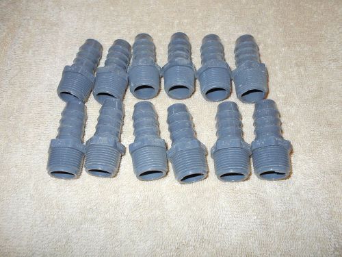 12 Pcs. 3/4&#034; Insert x 3/4&#034; Male Adp for Water Wells - Spears #1436-007 - NEW
