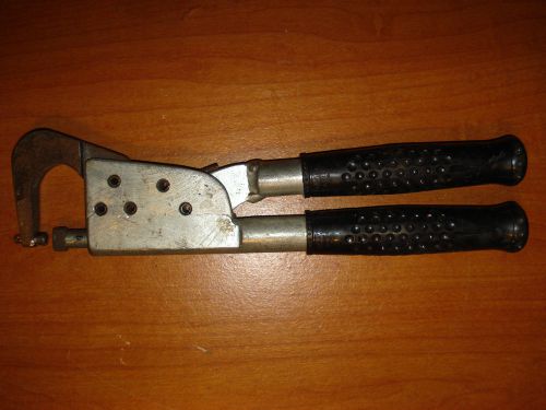 1.5&#034; Hand Rivet Squeezer Tool for Solid or Semi-Tubular Rivets