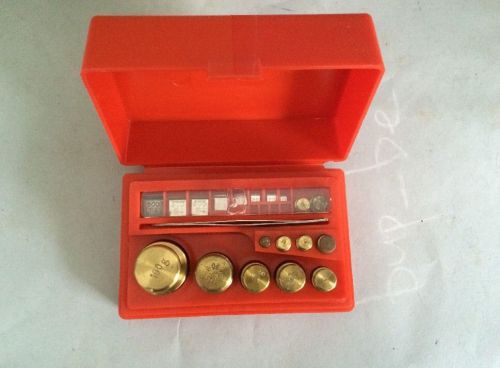 Vintage &#034;Troemner&#034; Weight Scale Set W 19 Pieces! In Original Box!