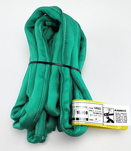 Chenango supply usa made vr2 x 8&#039; green slings 4&#039;-12&#039; lengths in listing, double for sale