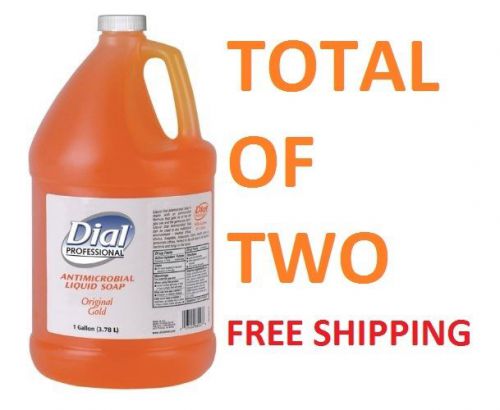 (total of 2) dial professional 88047 dial gold antimicrobial liquid soap gallon for sale