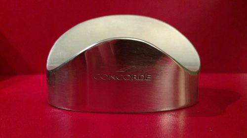 British Airlines Concorde Business Card Holder Pewter, Hand Made