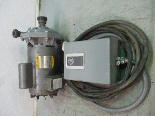 PRICE PUMPS ORCA PUMP W/1HP MOTOR AND STARTER #6131029D PUMP:ORCA USED