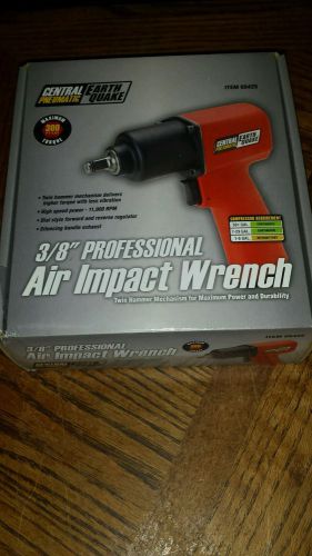 CENTRAL PNEUMATIC EARTH QUAKE 3/8&#034; AIR IMPACT WRENCH #68425 NEW IN BOX