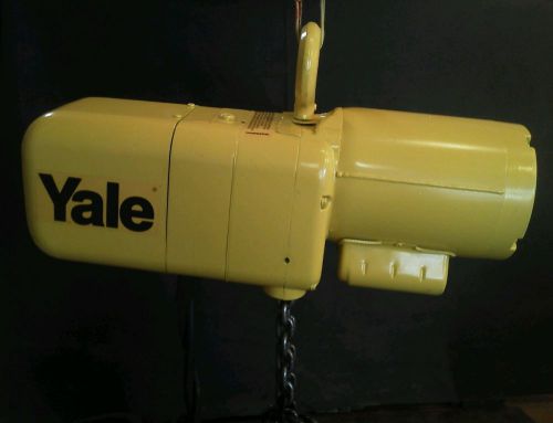 Yale 2 ton electric chain hoist 120/240 volts for sale
