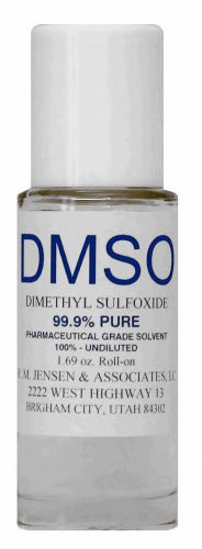 Pharmaceutical grade dimethyl sulfoxide dmso refillable roll-on bottle 1.69 oz for sale