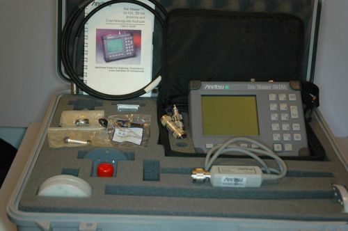 Anritsu 818A  18.6GHz Sitemaster includes coax &amp; waveguide measurement kit