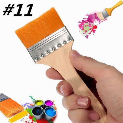 New #11 Nylon Paint Brush Artists Acrylic Oil Paint Varnish Brushes Painting