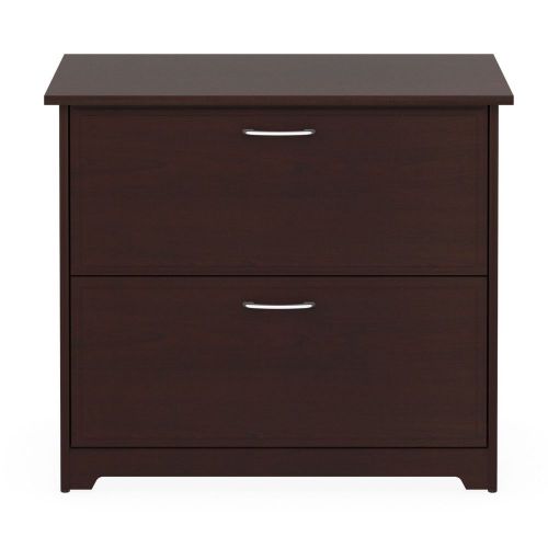 2-drawer lateral file cabinet in cherry wood finish for sale