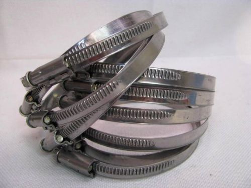 10 ct Adjustable  Stainless Steel Band Hose Clamp Fasteners