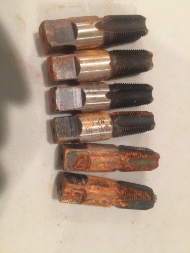 (6) Ace Pipe Tap: 3/8-18 NPT TAP MADE IN U.S.A. Read Description See Pics