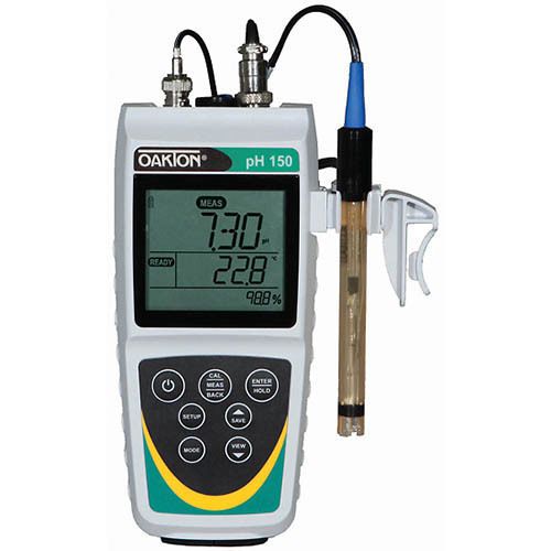 Oakton wd-35614-33 ph 150 ph, mv, temperature meter and probe w/nist for sale