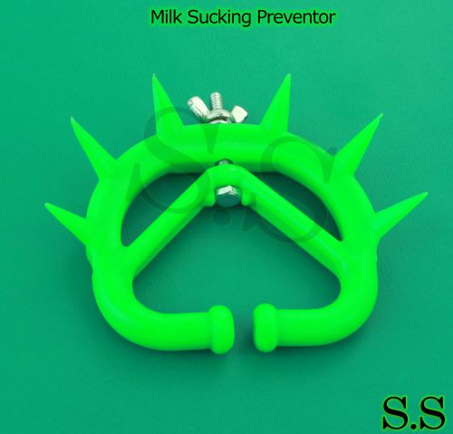 Milk Sucking Preventor Veterinary Instruments Green Color
