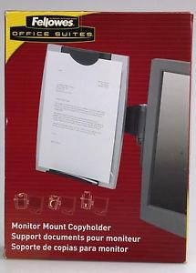 Fellowes Office Suites In-Line Monitor Mount Document Holder