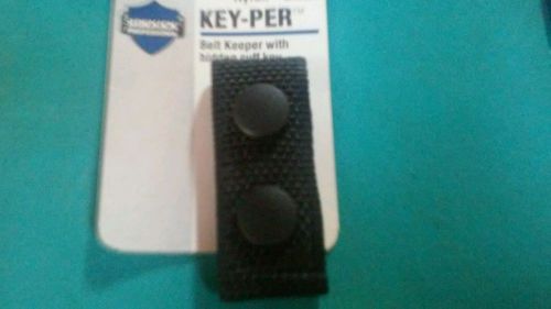Uncle Mike&#039;s black nylon belt keeper(with hidden cuff key)
