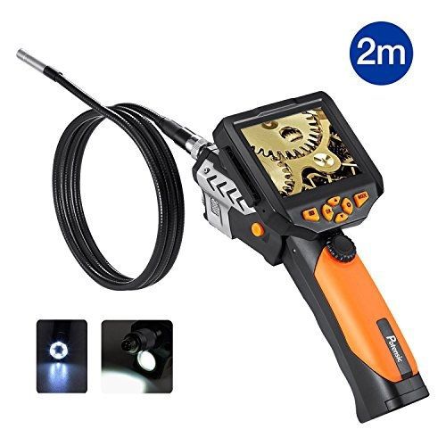 Potensic® 6ft/2m 3.5 inch lcd 8.2mm diameter 4 x zoom video digital endoscope for sale