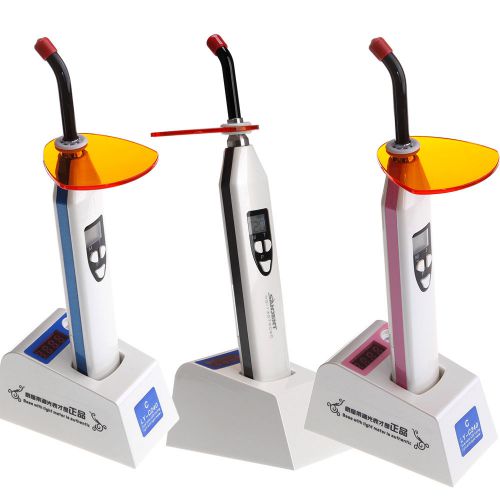 Lcd dental wireless cordless led curing light lamp w/ light meter sk-a for sale