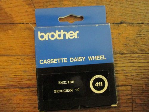 New Genuine Brother 411 Cassette Daisy Wheel English Brougham 10