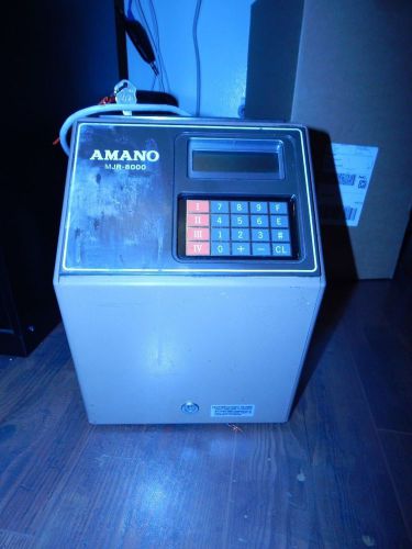 Amano mjr-8000 computerized time clock $299.00 free shipping! for sale