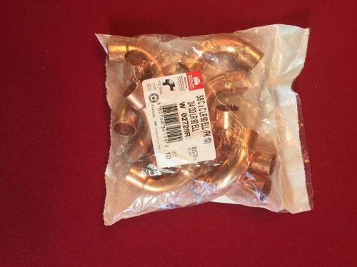 5/8 long radius copper 90 pack of 10 for sale