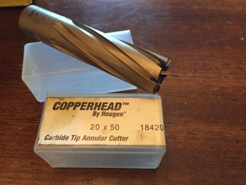 Copperhead by hougen 20 x 50mm carbide tip annular cutter for sale