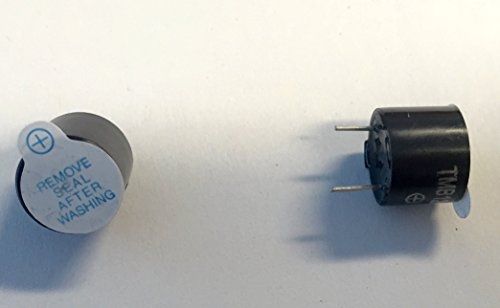 Top Deals and Tech Beeper Alarm Sound Buzzer - 2 Piece Set Small 12mm x 9.5mm