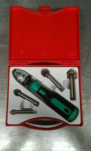 Magafor s8443 5 piece 3-flute countersink set 90 degree for sale