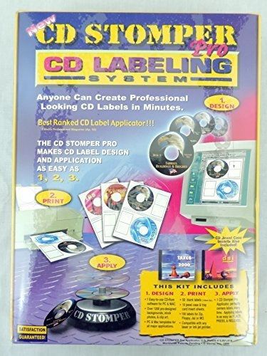 CD Stomper Pro CD Labeling System Software Clip Art Blank Labels PC &amp; Mac