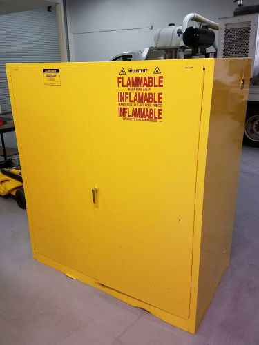 Justrite 90 Gallon Vertical 2-Drum Safety Cabinet