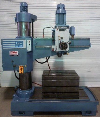 South bend radial drill 4&#039; x 12&#034;   (29459) for sale