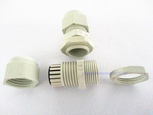 100pcs PG9 M16*1.5 Waterproof Connector Gland Dia. 4mm~8mm Cable