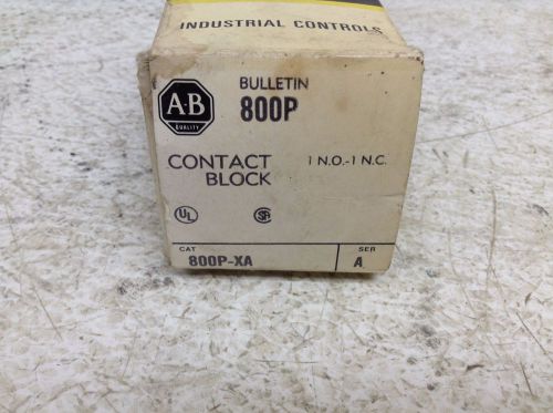Allen Bradley 800P-XA Contact Block 800PXA New