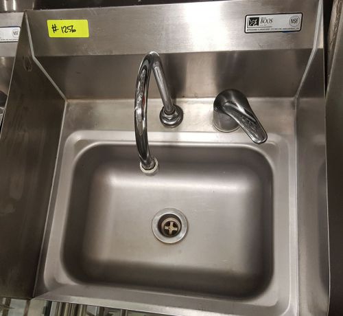 John Boos Stainless Steel Single Commercial Hand Sink Wall Mount